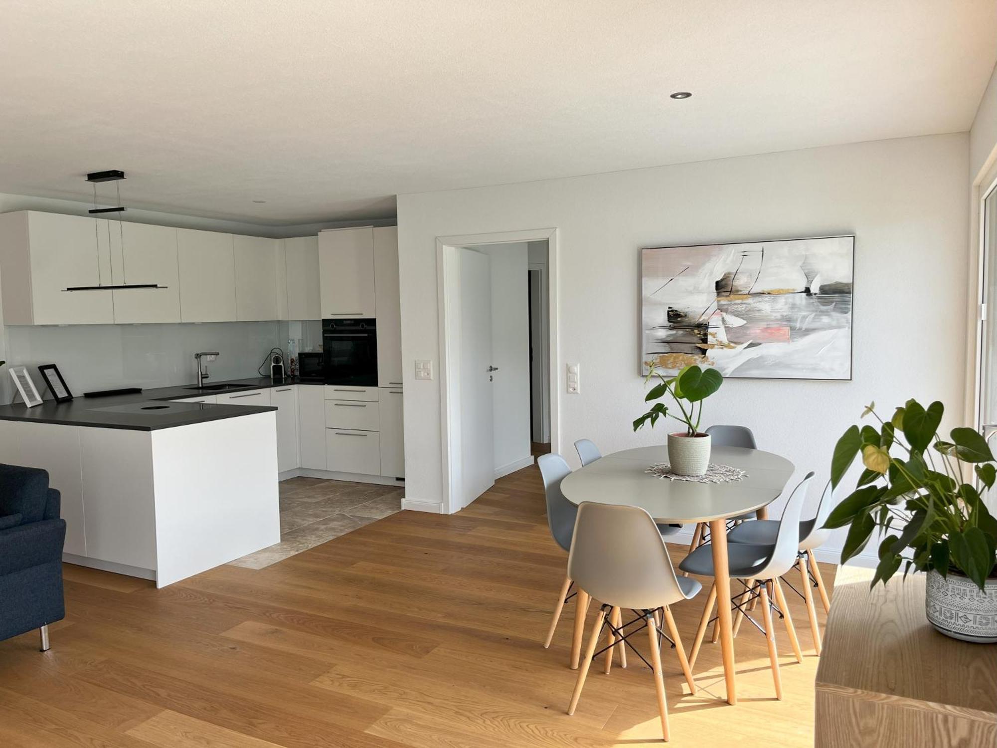 Gartenwohnung Im Modernen Stil Unterkulm Exterior foto