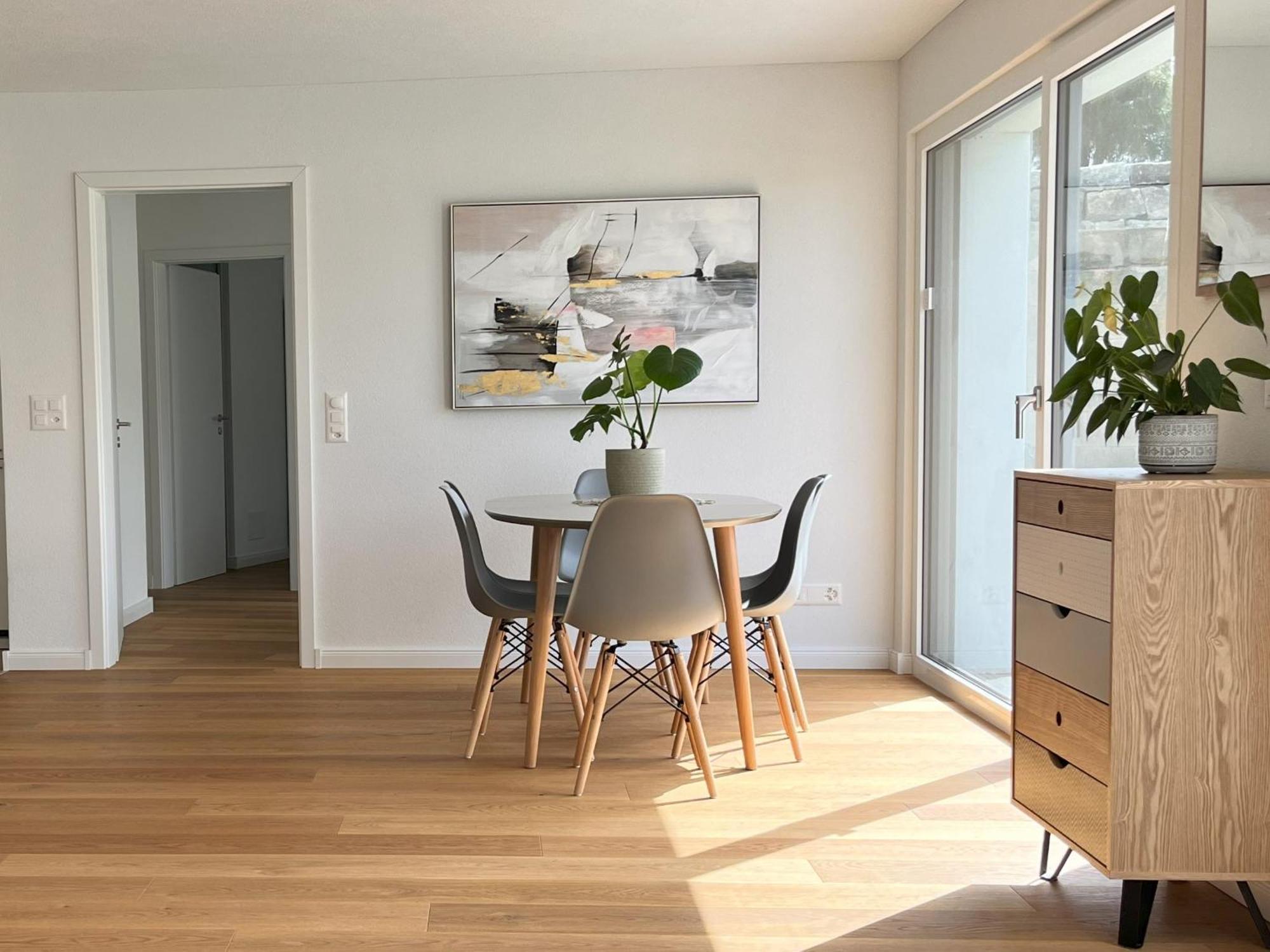 Gartenwohnung Im Modernen Stil Unterkulm Exterior foto